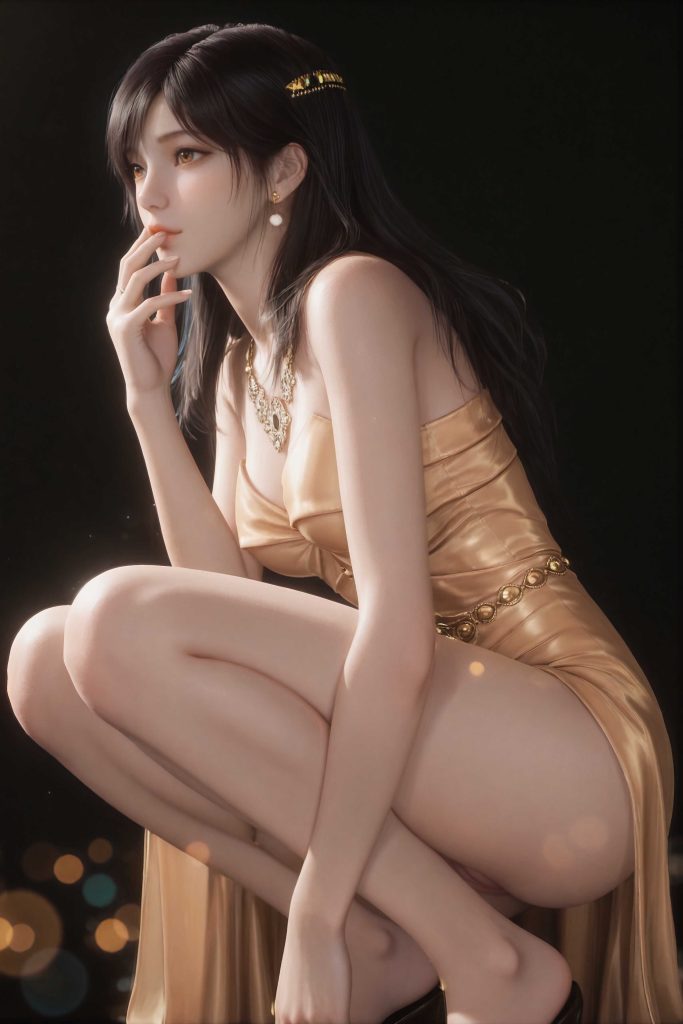 图片[2]-[吞噬星空-徐欣金色礼服·高清系列十七] [251图] [第三季406画]-AI国漫分享