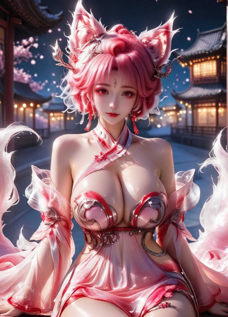[王者荣耀-花间舞青丘·高清系列一] [116图] [第三季423画]-AI国漫分享