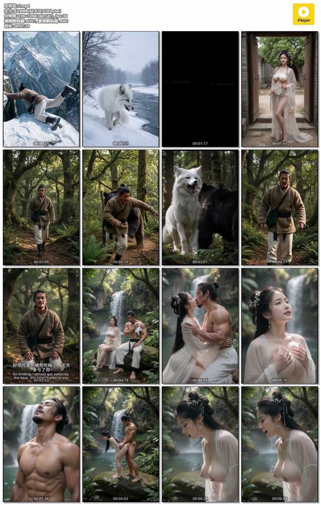 图片[2]-[AI短剧系列][雪山救狐狸1-3集-高清视频系列]-AI国漫分享