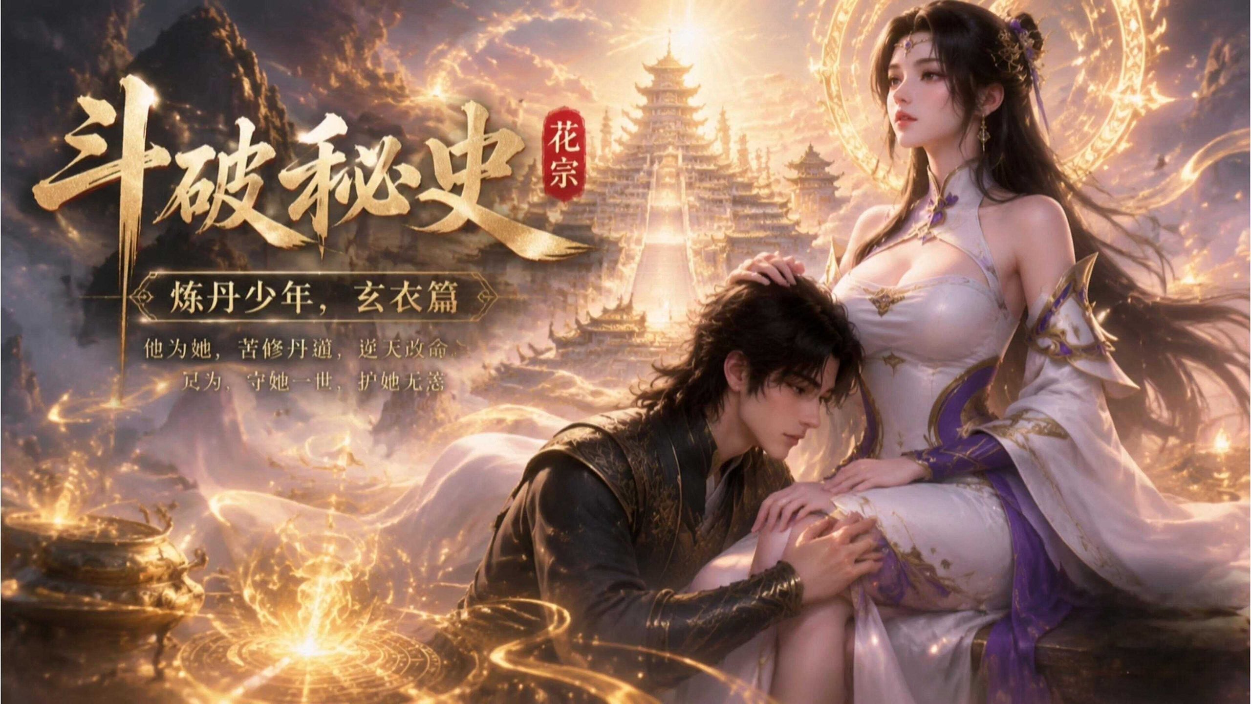 [AI视频系列][斗破苍穹-花宗-炼药少年-玄衣篇]-AI国漫分享